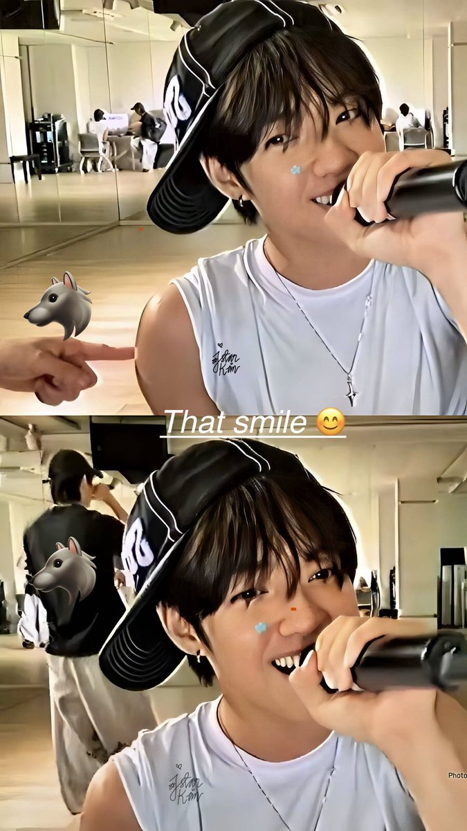 jlstvnjwn's tweet photo. The smile, that cute poke, the best and supportive watermark damn Oct 13 best day ever💝 A beautiful boy sang a song “beautiful girl” with a beautiful dorky watermark🐺 
Thank you #JL as always🥹🌟 https://t.co/uuHFgMWLI1