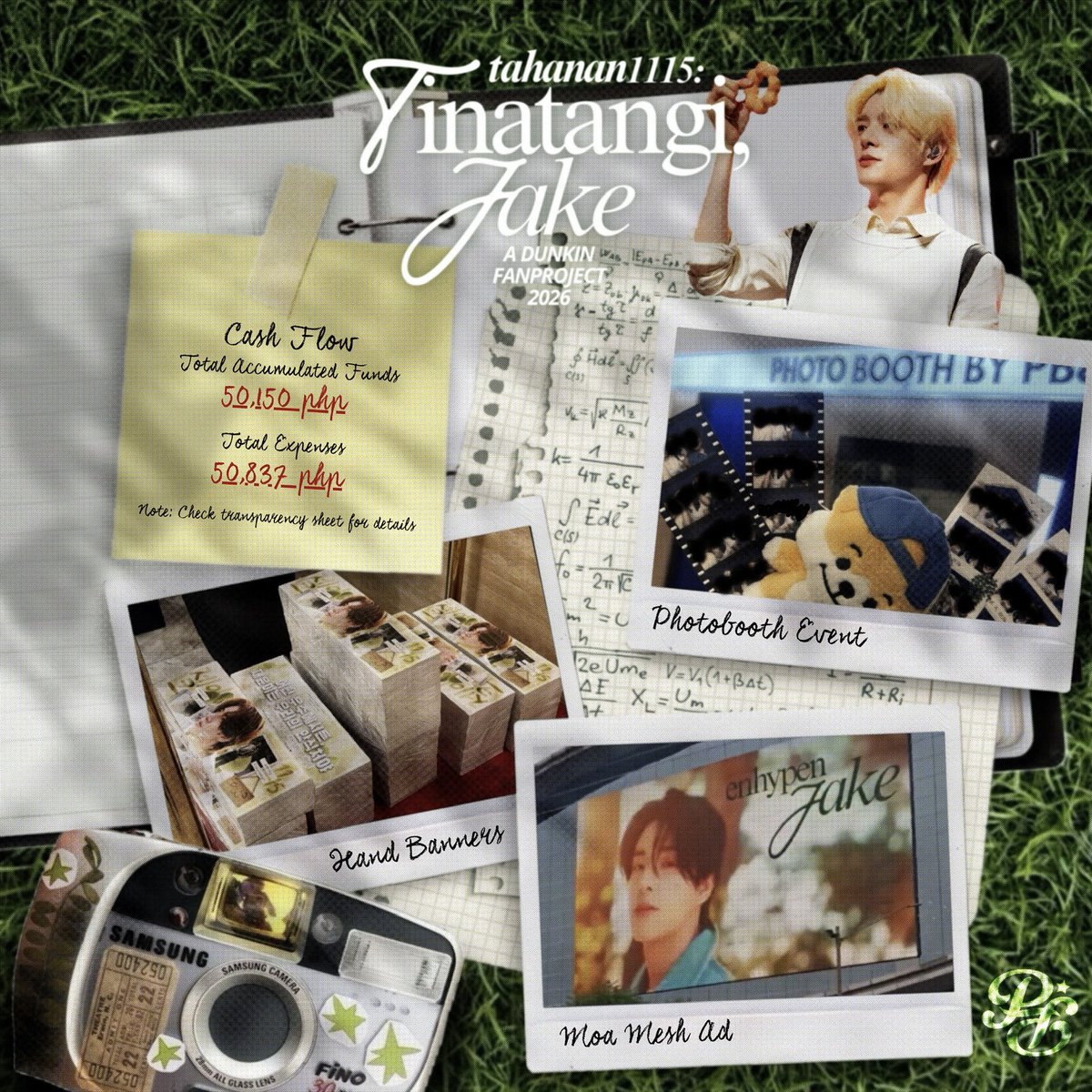 ProjectJakePH's tweet photo. We extend our heartfelt gratitude to everyone who supported and contributed to 𝐓𝐚𝐡𝐚𝐧𝐚𝐧𝟏𝟏𝟏𝟓: 𝐓𝐢𝐧𝐚𝐭𝐚𝐧𝐠𝐢, 𝐉𝐚𝐤𝐞 — 𝐀 𝐃𝐮𝐧𝐤𝐢𝐧 𝐅𝐚𝐧 𝐏𝐫𝐨𝐣𝐞𝐜𝐭 𝟐𝟎𝟐𝟔! 🍩✨

In line with our commitment to full transparency, we are sharing our official transparency report detailing the project's total accumulated funds and expenses (including our hand banners, photobooth event, and MOA Mesh Ad).

Transparency Sheet 
🔗 https://t.co/5YQA0zhzZg

Thank you for making this vision a reality and for always showing up for Jake! 💚

#Tahanan1115 #DunkinPH_ENDLESS #ENDLESSFunMeet
#ENHYPEN_JAKE #엔하이픈_제이크 #JAKE #제이크