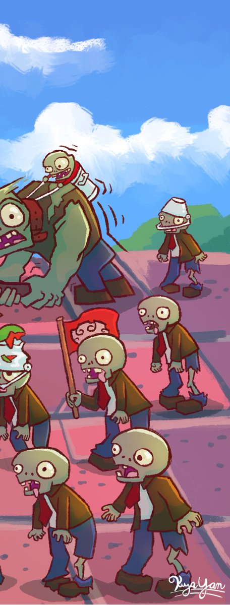 Kuya_Yan_8's tweet photo. Roof Level PvZ, if you look closely you can hear the music https://t.co/IhtIIvJpNO