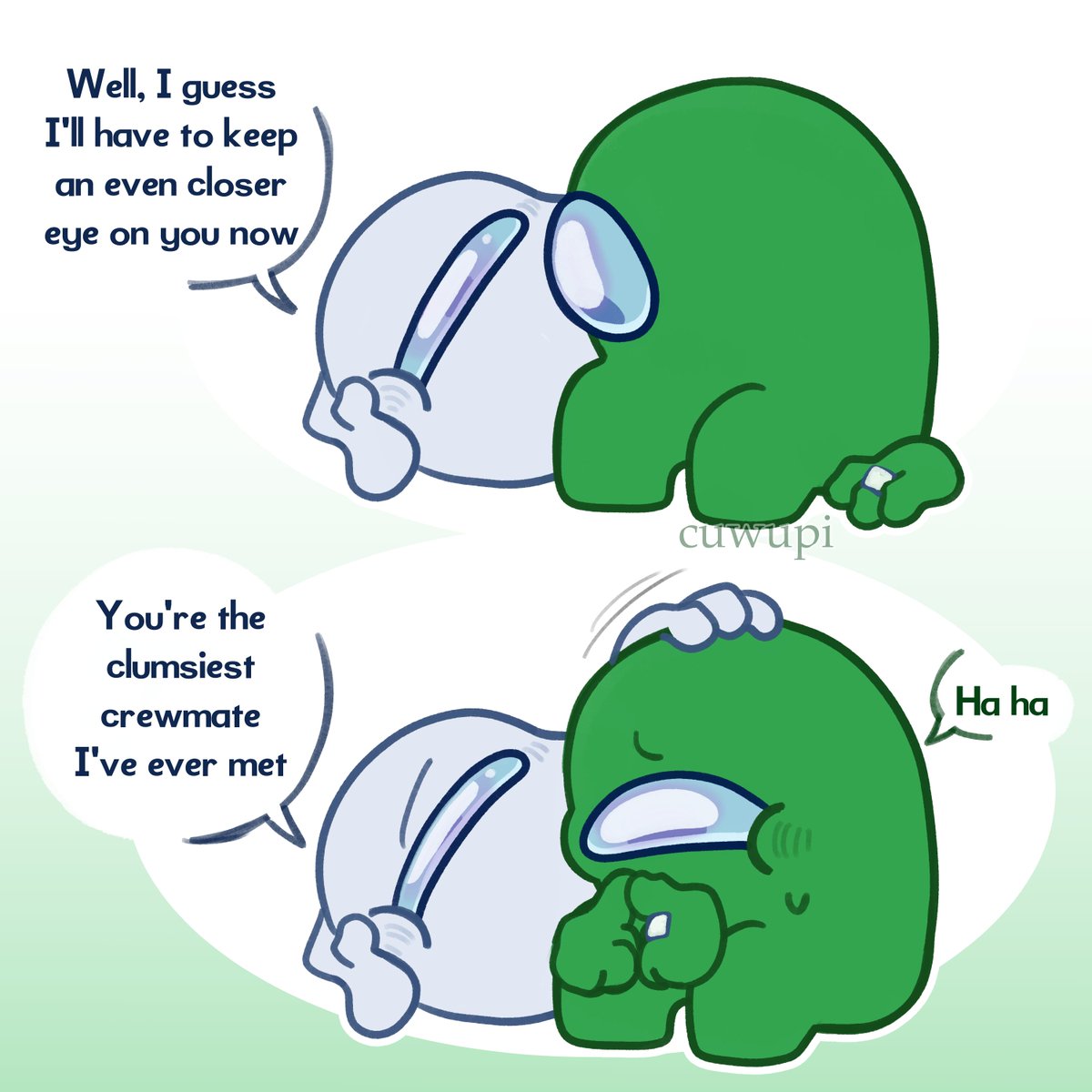 cuwupi's tweet photo. When crewmate's shoots connect, their consciousnesses sync letting them exchange genetic info and choose who carries the child their bodies follow shared intentions but subconscious desires can override them making someone accidentally choose themselves as the carrier
#Paidintern https://t.co/akmAQL2eZf