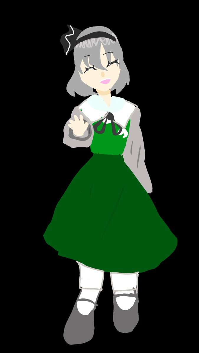 9nz2m's tweet photo. 妖夢の立ち絵作ったよん良かったら使ってー https://t.co/74JQhSYk4o