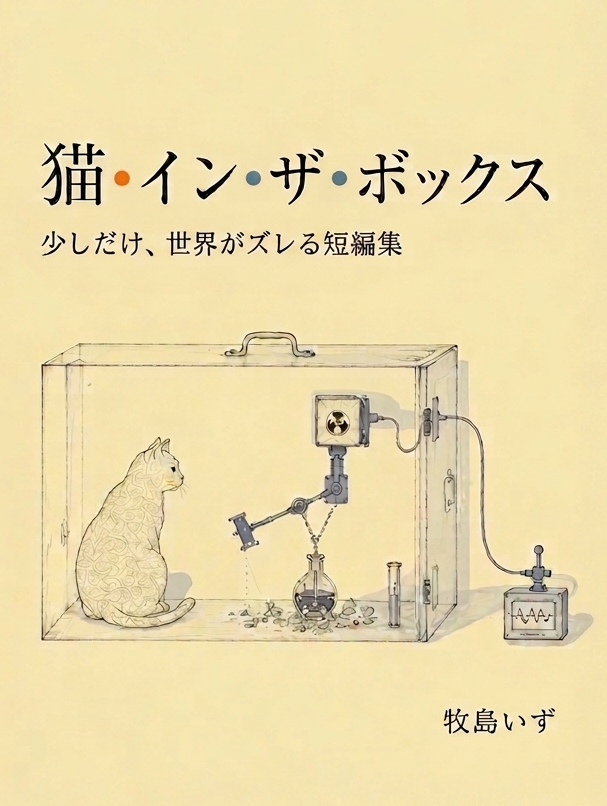 maximize_koto's tweet photo. #文学フリマ東京43　#文学フリマ東京
奇妙な小冊子『猫・イン・ザ・ボックス』
（お詫び３点セットの中の一部として頒布）

「二人の母と二つの夢」

――さっきまで庭にいたのは、誰。 https://t.co/6b2IeJumop