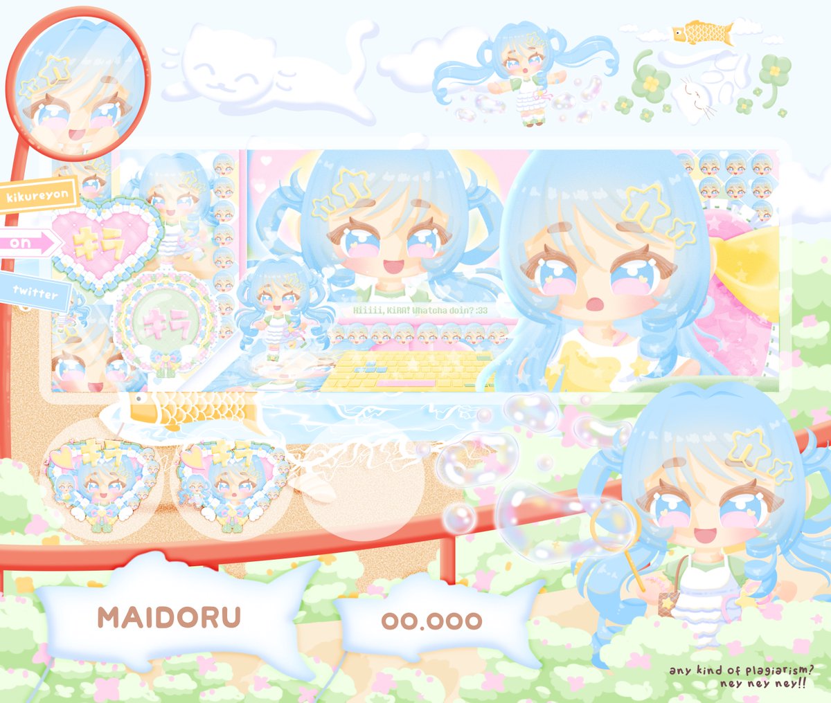 kikureyon's tweet photo. ♪  help rt, ARIGATOO —! ⭐️

henLo____O! KiRAkIRa DeSUuU . . . >_____< perkenalkan anggota kelompok 2️⃣ izin masuk 🤫 dengan mmbawa tiga anak handdrawn baruu 🖍️🌈 untuk di ospek teman teman sekalian 🤏🏻 🥺

         ︴꒰ #zonauang #zonaba . https://t.co/OHCIXekxLl