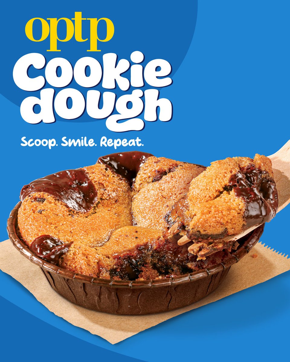 optp_fries's tweet photo. ITโS DOUGH TIME!๐ชNEW Cookie Dough just dropped. Rich, gooey, with a soft, melt-in-your-mouth molten doughy centre. Your โjust one biteโ era ends here.
#optp #onepotatotwopotato #cookiedough #CookieLovers #optpcookiedough https://t.co/9PGjMRaVwz