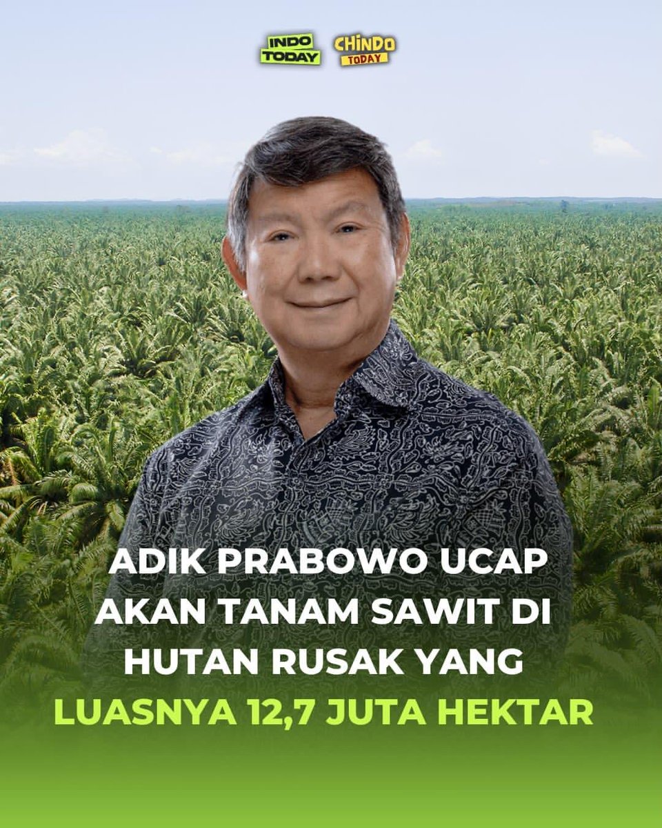 satriarafisky's tweet photo. JELAS &amp; NYATA SIAPA DALANG KARHUTLAH YG SEBENARNYA. PANTASLAH SEMAKIN LAMA PADAM SEMAKIN LUAS PULA LAHAN SAWIT YG AKAN DITANAM TERNYATA BENCANA YG DICIIPTAKAN SECARA TERSETRUKTUR. https://t.co/bin3o19Pgt