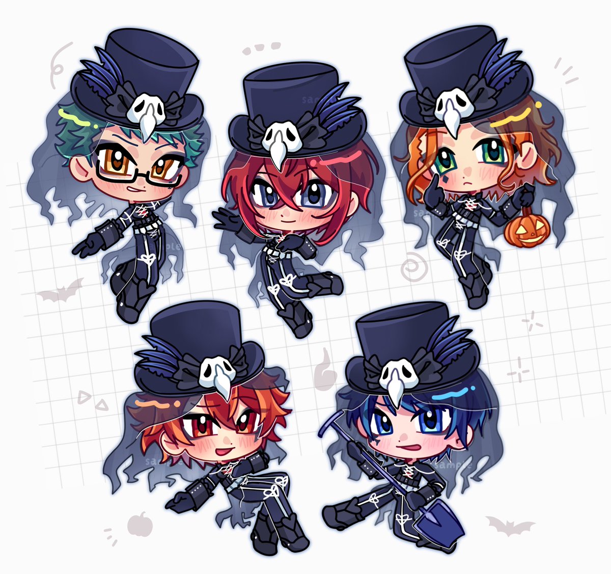 ambxrry's tweet photo. spooky season is near 👻
#twst #twstファンアート https://t.co/kT4HPwdIBK