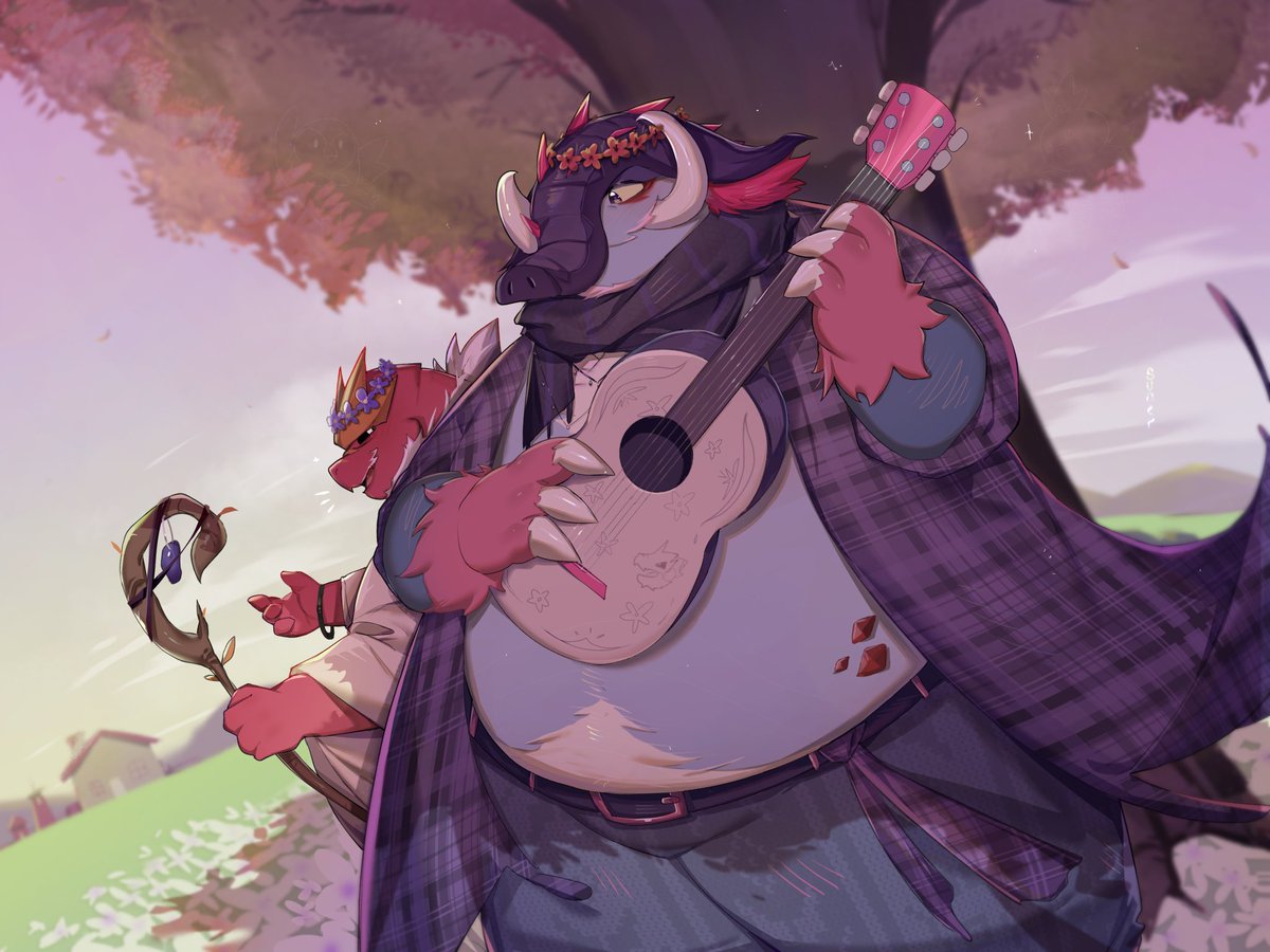 NepptSu's tweet photo. Old folks🌲🎶~ https://t.co/oGDVDrGSTS