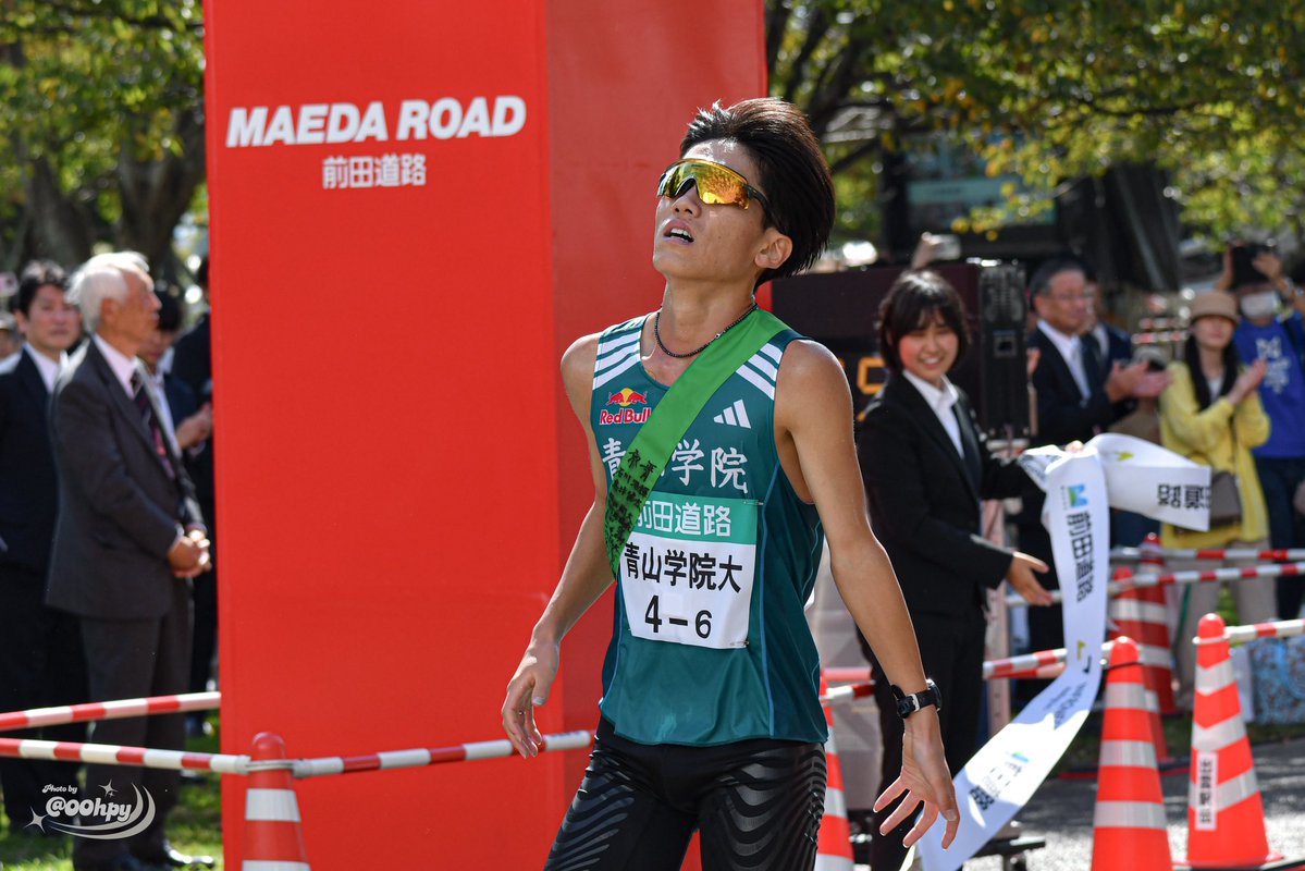 00hpy's tweet photo. #出雲駅伝

6区 前川竜之将 選手（青山学院大）

#アオガチ #青学駅伝 https://t.co/OxLoecNGvU