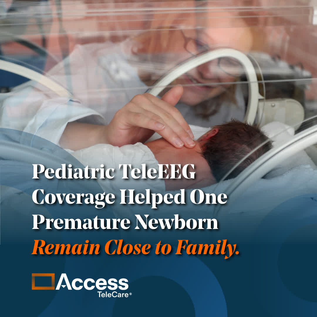 AccessTeleCare's tweet photo. When a premature, medically complex newborn required continuous EEG monitoring, a hospital needed neurology coverage for EEG interpretation to confirm or rule out seizure activity.

Access TeleCare provided the neurological expertise to follow the newbo... https://t.co/cF8vNyqezU https://t.co/Y5ujskqHPg