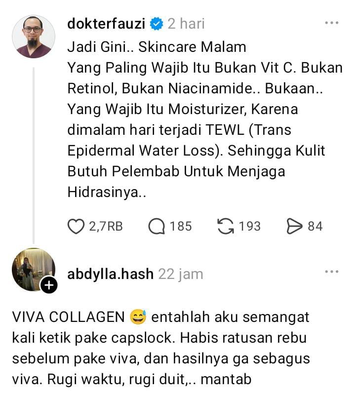 crushy153's tweet photo. SETUJU mbakkkk, daripada habis duit beli yang mahal-mahal  mending pake Viva collagen ini sih harganya murce tapi bagus buat ngelembabin kulit muka😭 produk viva ini underrated bgt sih! https://t.co/GJfEMjQXi5