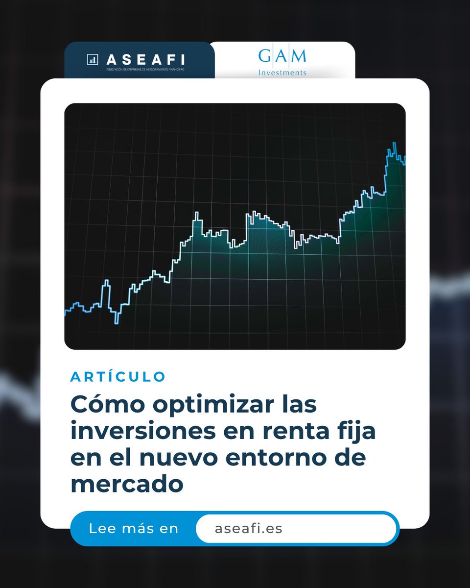 ASEAFI's tweet photo. En un escenario marcado por mayores rentabilidades de la deuda pública y diferenciales crediticios en mínimos, Ralph Gasser, de GAM Investments, analiza las claves para abordar la renta fija con una perspectiva diferente.

Análisis completo: https://t.co/GzZRXkndIK

#ASEAFI https://t.co/lugg8DpJwY