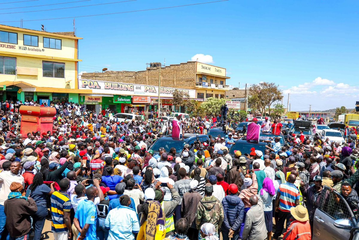 RealMatiangi's tweet photo. Oloitoktok Oyeeeee! 

Kajiado South, Tuko Pamoja! https://t.co/TBnTQcxXli