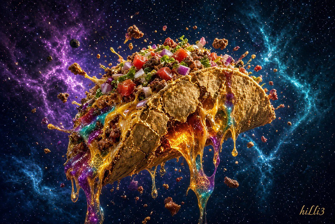hilli3dilli3's tweet photo. @TheCore1724808 @defauli63 @AttilioMastrati @FredPoney @smilingsally17 @llmaga17 @spidachan @SupportMarkets @JayKaytwo2 @NettoJulie28221 @minuitIA Happy Taco Tuesday I fell asleep last night must have been tired. https://t.co/aHAuWmzOE9