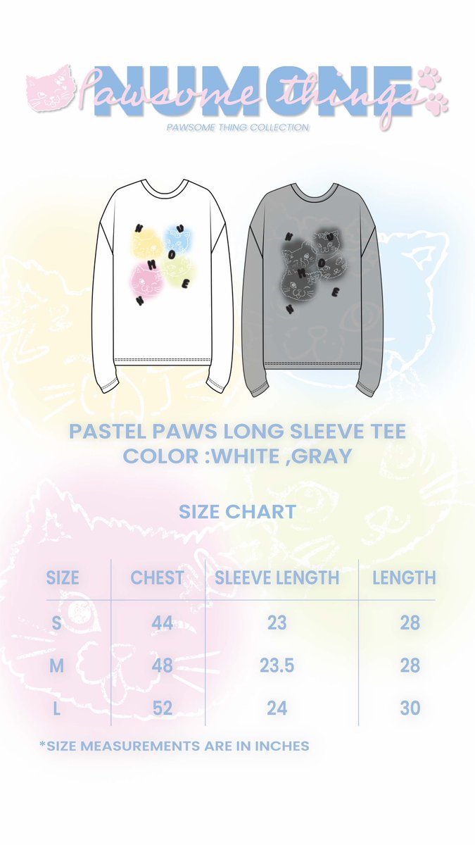 Numone_Official's tweet photo. SIZE CHECK! 🐾
Your go-to guide for finding the right fit. Take a look before you shop! ♡
#PawsomeThings
#PAWNUMONE
#NUMONE
#Numone_official https://t.co/YqqyesRx24