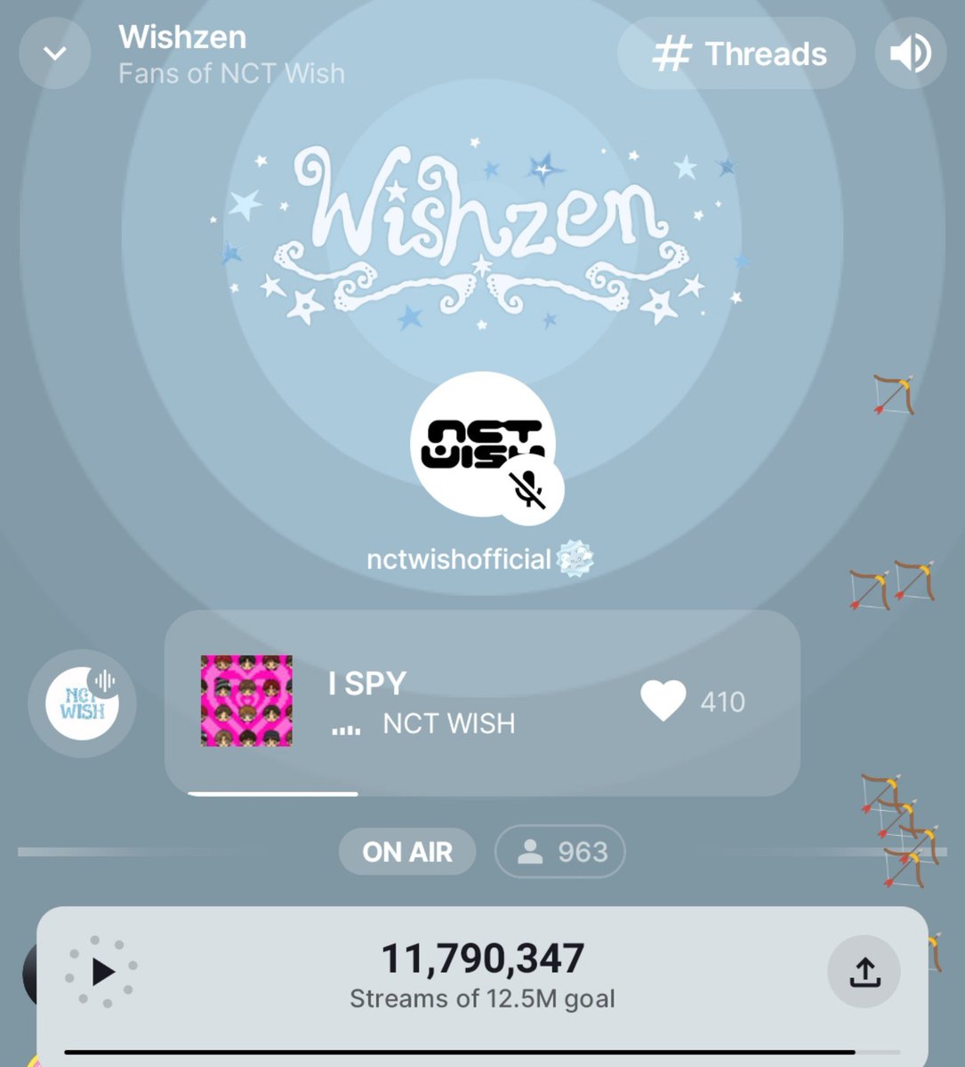wichustation's tweet photo. Tune in now to NCT WISH Official’s listening party on Stationhead and show your support 🩵✨

🔗 https://t.co/MnARWzcXON https://t.co/YPzjLmZtm9