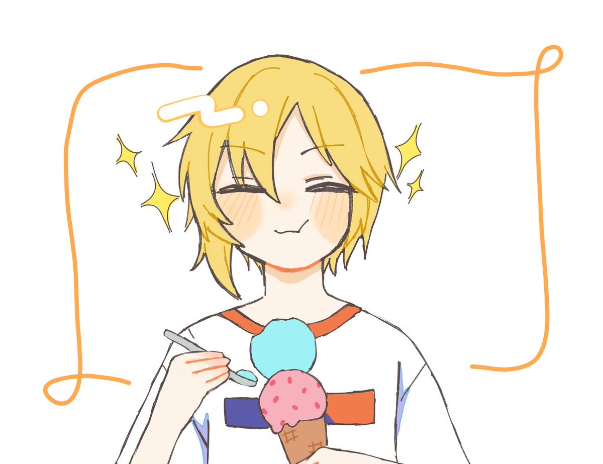 kitanosekka's tweet photo. 食欲の秋🍨
#あんスタFA #仁兎なずな https://t.co/avaWhNz3L4
