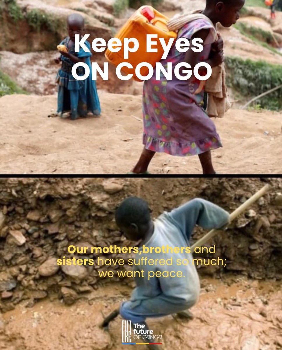msNzuya's tweet photo. #FreeCongo 🇨🇩✊🏿 
Why is the suffering of children in the DRC so often ignored? Congolese children have dreams too.They deserve peace, hope, security and a better future.

A heartfelt thank you to every person and organization raising awareness and continuing to speak up for Congo https://t.co/dpmTeucf1S