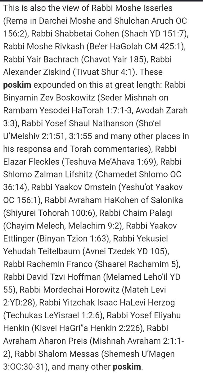 example668907's tweet photo. @YoFo84 @Nomad_95Bin248 This is just factually incorrect. Here's a list of opinions that hold Christianity is permitted for Gentiles. https://t.co/cKp0Y2X2Yo