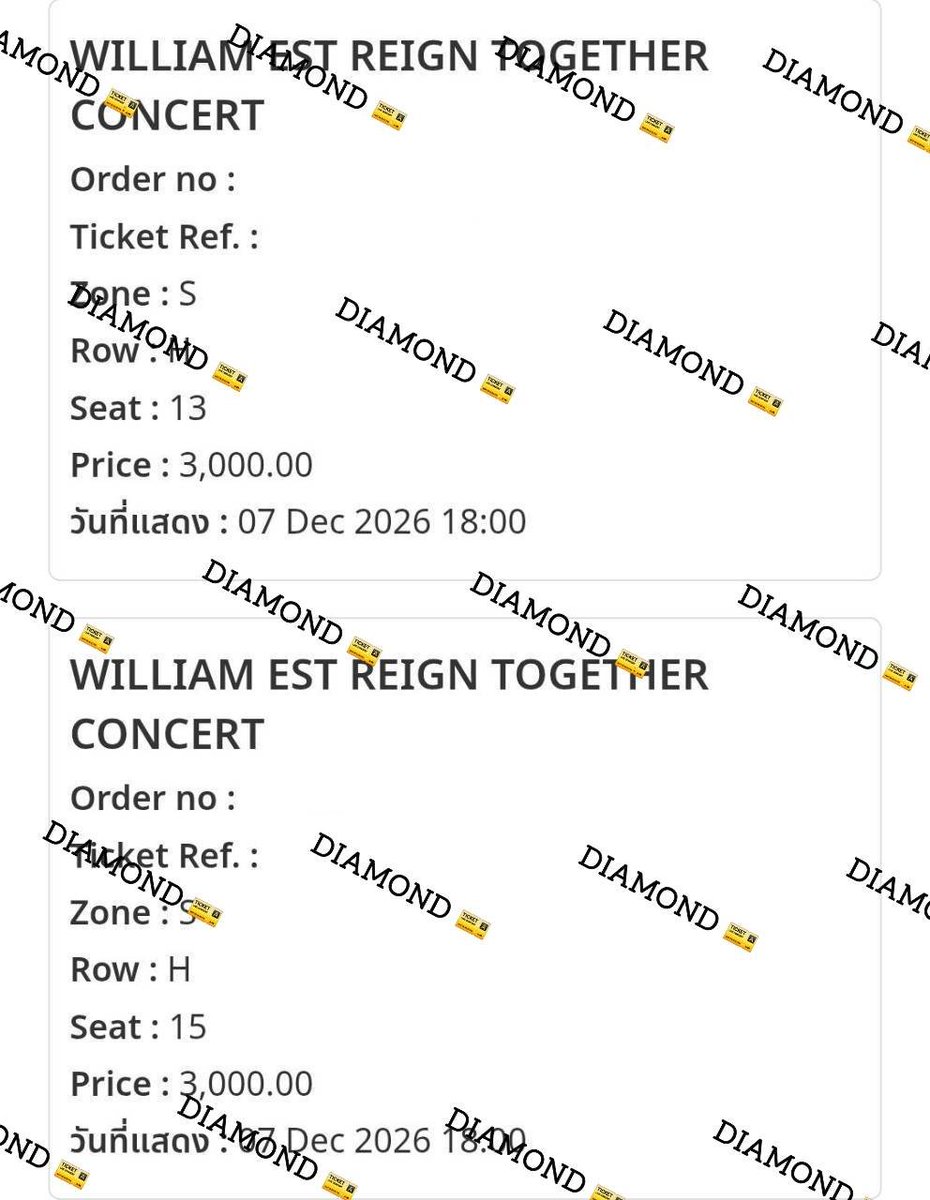 _93marktuan's tweet photo. Wts/ปล่อยบัตร วันที่ 7 โซน S แถว H  หน้าบัตร 3,000 ปล่อย  4,000 
นัดรับหลังรับบัตรแข็งแล้ว ไม่มีมัดจำ 
นัดรับ เมเจอร์ ฟิวเจอร์ BTS สีเขียว 
ติดจอง 1 ว่าง 1 
#WilliamEstConcert
#ตลาดนัดวิลเลี่ยมเอส 
#ตลาดนัดgmm https://t.co/alb5Gc9byx