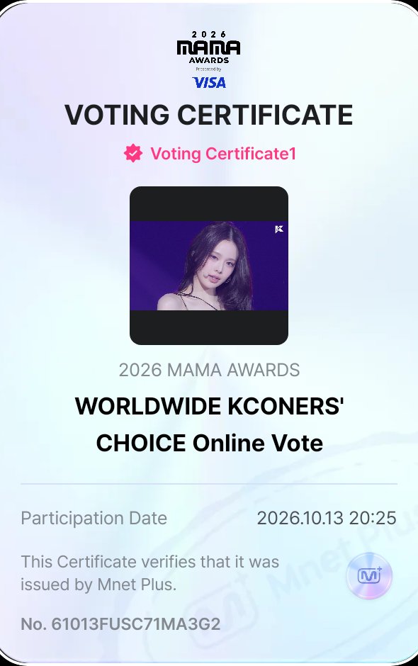 jhoraemon's tweet photo. vote for #izna on the #2026MAMAVOTE https://t.co/L6zPh2V4xy