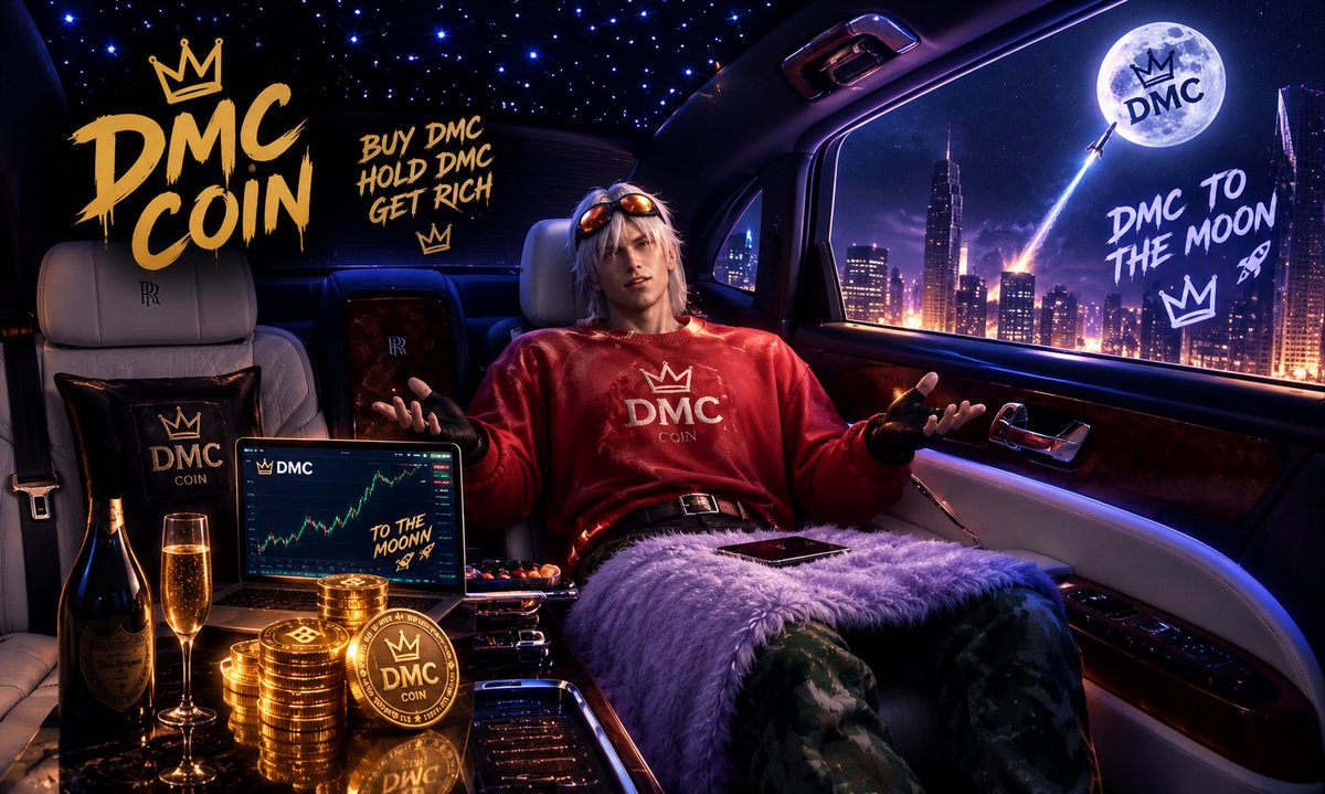 DmcCoin111's tweet photo. 👑🔥 DMC COIN — THE KINGDOM IS OURS. 💎🚀 

#DMCCoin #DMC #ToTheMoon #CryptoCommunity #MemeCoin #DiamondHands  #CryptoRevolution https://t.co/AeGfzXfCeL