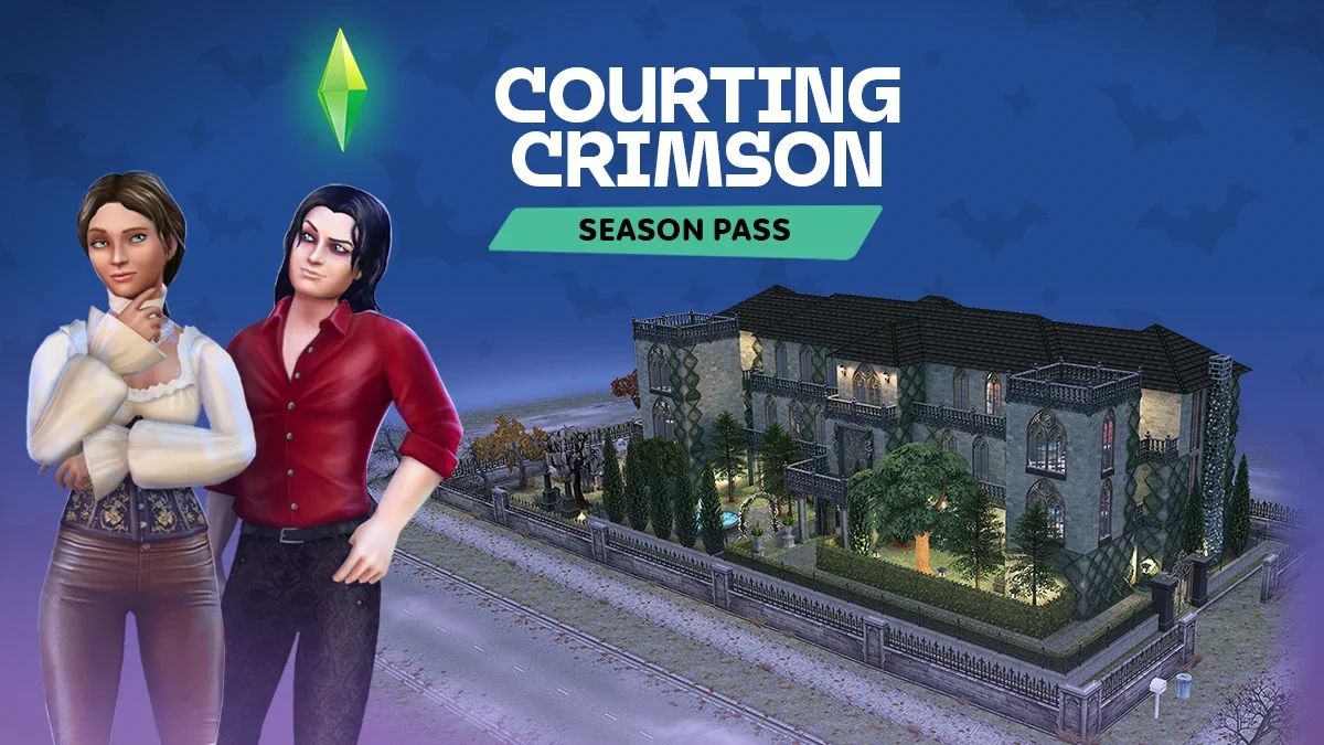 Simlish4's tweet photo. The Sims FreePlay presenta Courting Crimson, un pase de temporada con decoración y atuendos góticos. Puedes descubrir qué incluye cada opción: el pase gratuito, Premium y el nuevo Premium Plus.

Lee todos los detalles aquí 👇
https://t.co/yGhCHUrgoU https://t.co/O3GnXT9mux