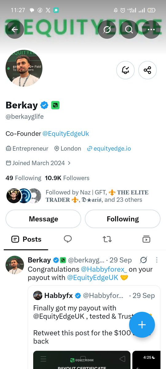 RAHMAN__fx's tweet photo. @TRADEWITH_DAVID @Danieltrades @berkayglife @EquityEdgeUK All task done ✅ 

Am already following you, You are the best 🙌💙

I pray I get lucky this time 🙏🥺 https://t.co/zgeUhBfher