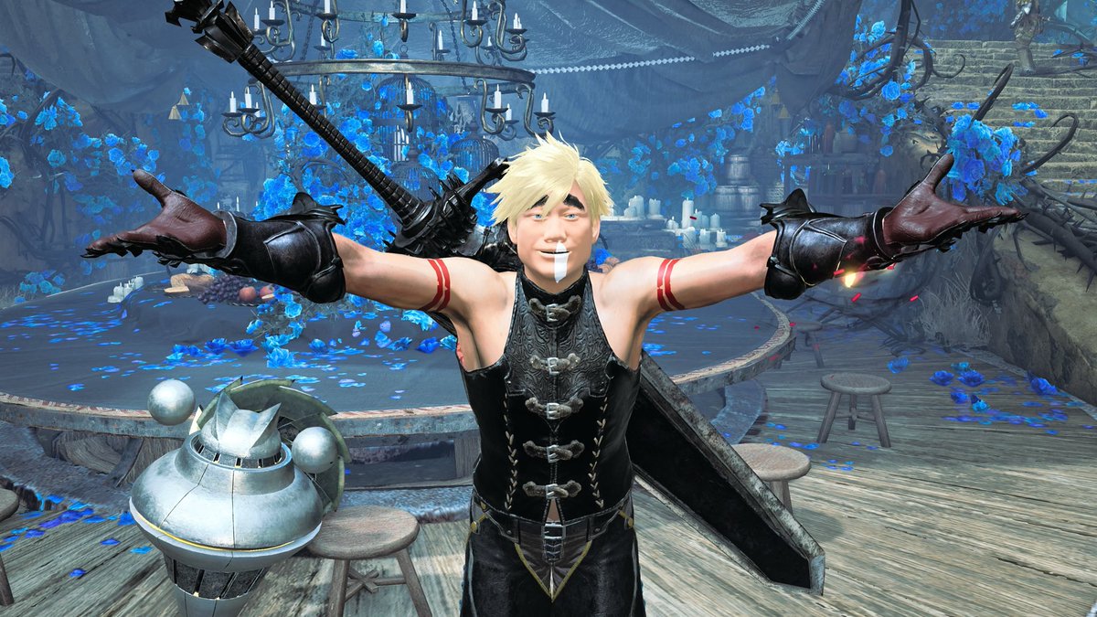 coco39a's tweet photo. @jyunichikato893
おはよーございます☔️

野良部屋で…
maid in China🇨🇳の
クラウド？を見つけました👱🗡️

ふざけた顔してますよね🫩
👉🤡あくせるだよ^^

フォローありがとうございます♪
同い年は嫌です🤢
早く生まれ変わって下さい👼

#モンハン重ね着 #モンハン 
#重ね着コーデ #MHWilds https://t.co/nABvJ7VjIM