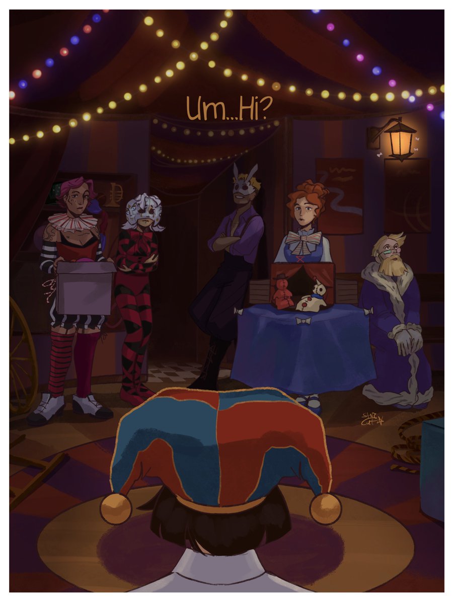 Starcatto8's tweet photo. The Amazing Insane Circus Comic🎪
Decided to post it here:>
It's based on Chapter 1 of fanfic by @Ango_zukuni

https://t.co/iKyB0GUwAL…

#tadc #fanart #comic #caine #jax #pomni #funnybunny https://t.co/U54v7ELVEa