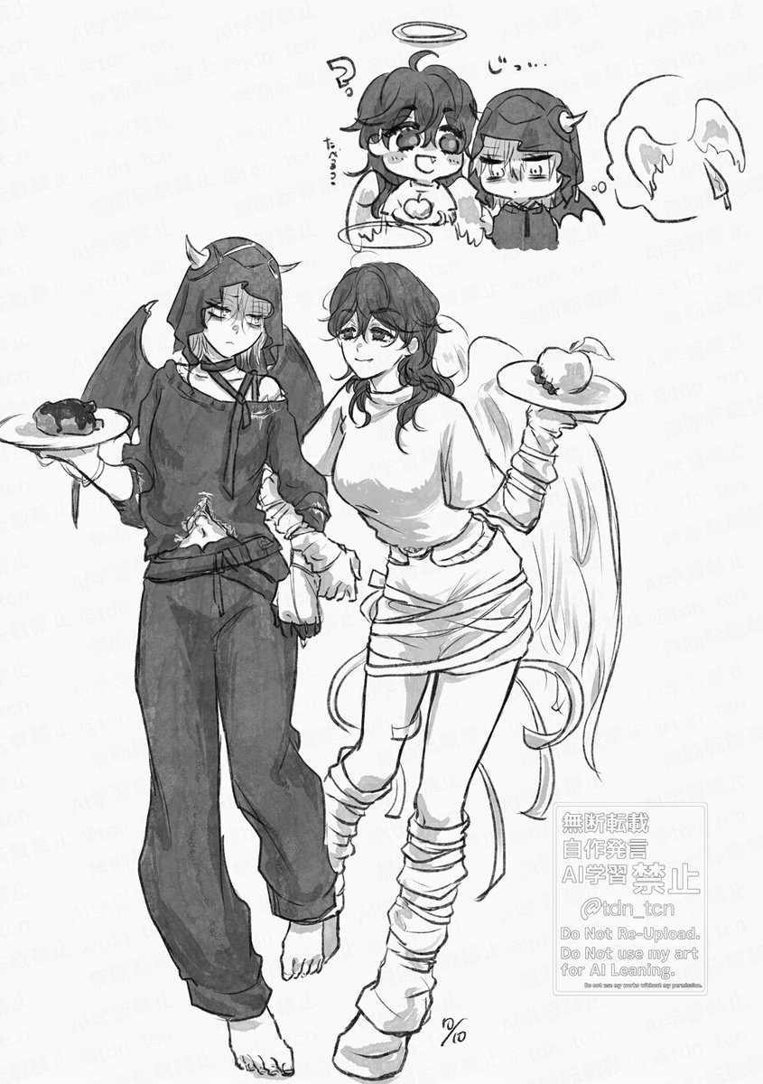 tdn_tcn's tweet photo. 同じくtiivウェブオンリ～にあげてたにょたゆりﾃｨｳﾞｧの絵　4枚目だけティ♂ヴァ♀がある
⚠️  tiiv tillivan
⚠️ 女体化（にょたゆり） https://t.co/kTywm9Pjza