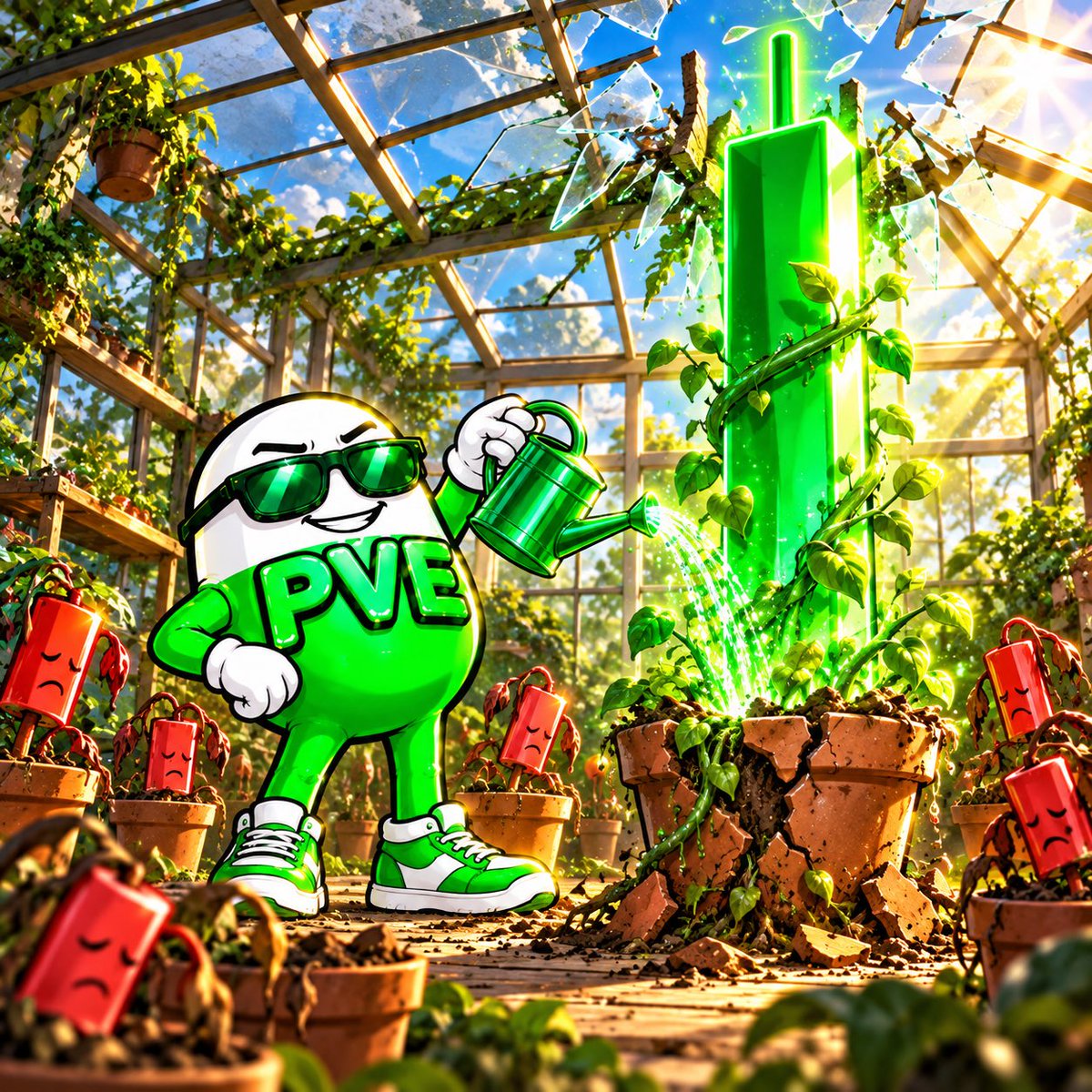 0xJackGorilla's tweet photo. We’re pouring in some growth hormone.

$PVE a long-awaited runner 🌱🏃 

We R doin it for old times’ sake https://t.co/gpJiWNAroF