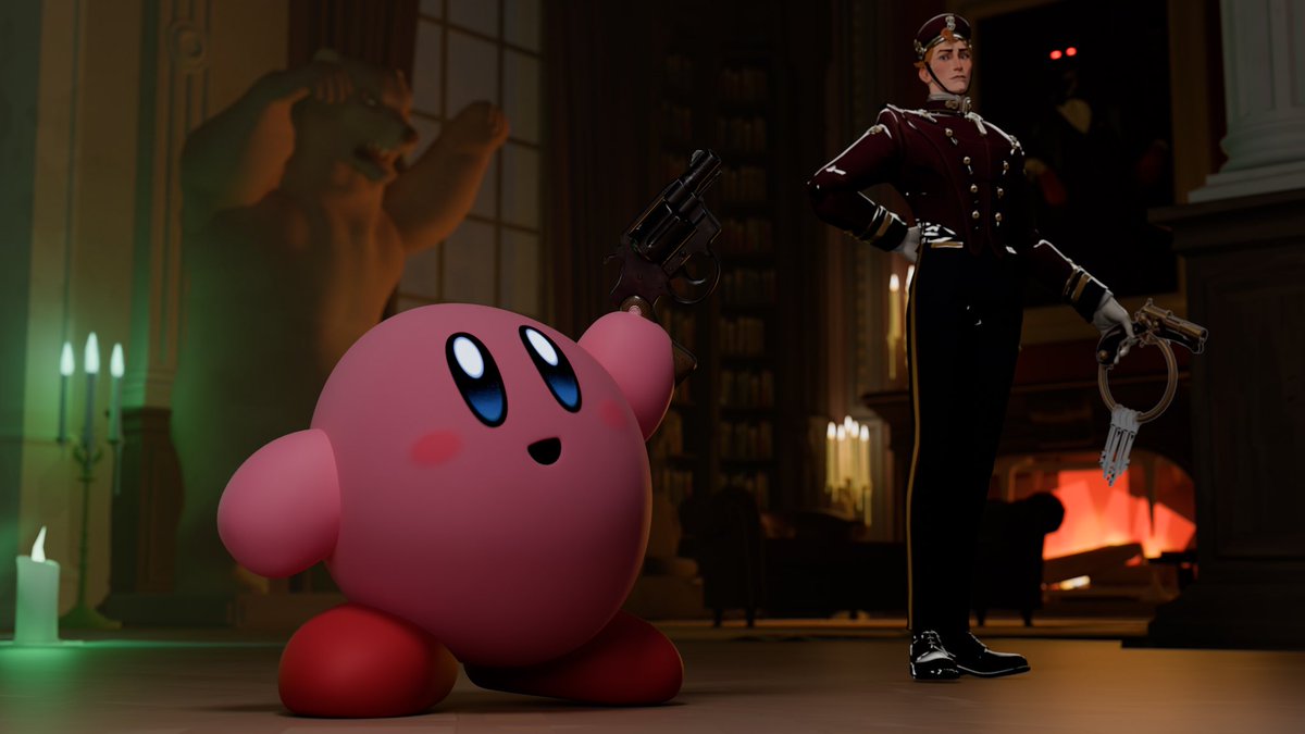 anim8orrr's tweet photo. Deadlock: Kirby Edition https://t.co/3JNz9O23r3