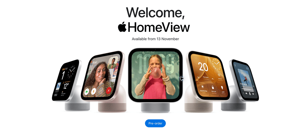 stufflistings's tweet photo. Meet Apple HomeView, Apple HomePod Mini 2, and the new Apple TV 4K. https://t.co/oRfMRecAaT