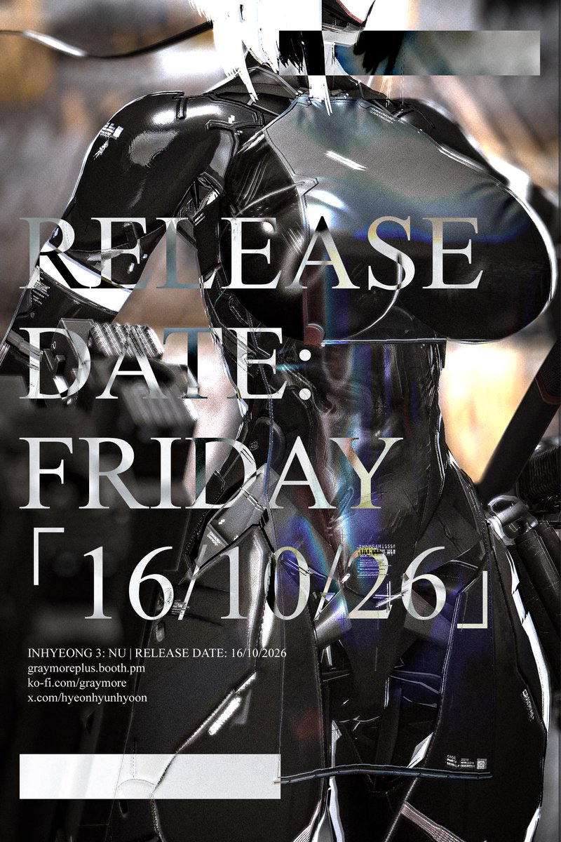 HyeonHyunHyoon's tweet photo. Inhyeong 3: Nu
Release Date Announcement
#INH3 #VRChat https://t.co/va8MF3Rdp0