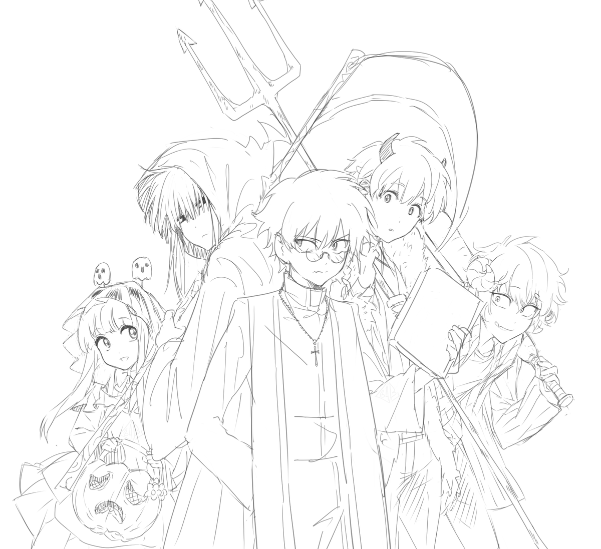 1ccby's tweet photo. Reupload cus quality suc 
Upcoming halloween artworke https://t.co/ZssfsXeQmK