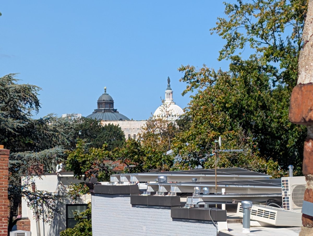 dcaccess's tweet photo. Not a bad view from the office! 
When your job takes you to the rooftops of Capitol Hill, you get some pretty great views along the way. https://t.co/CyC7SfOg03