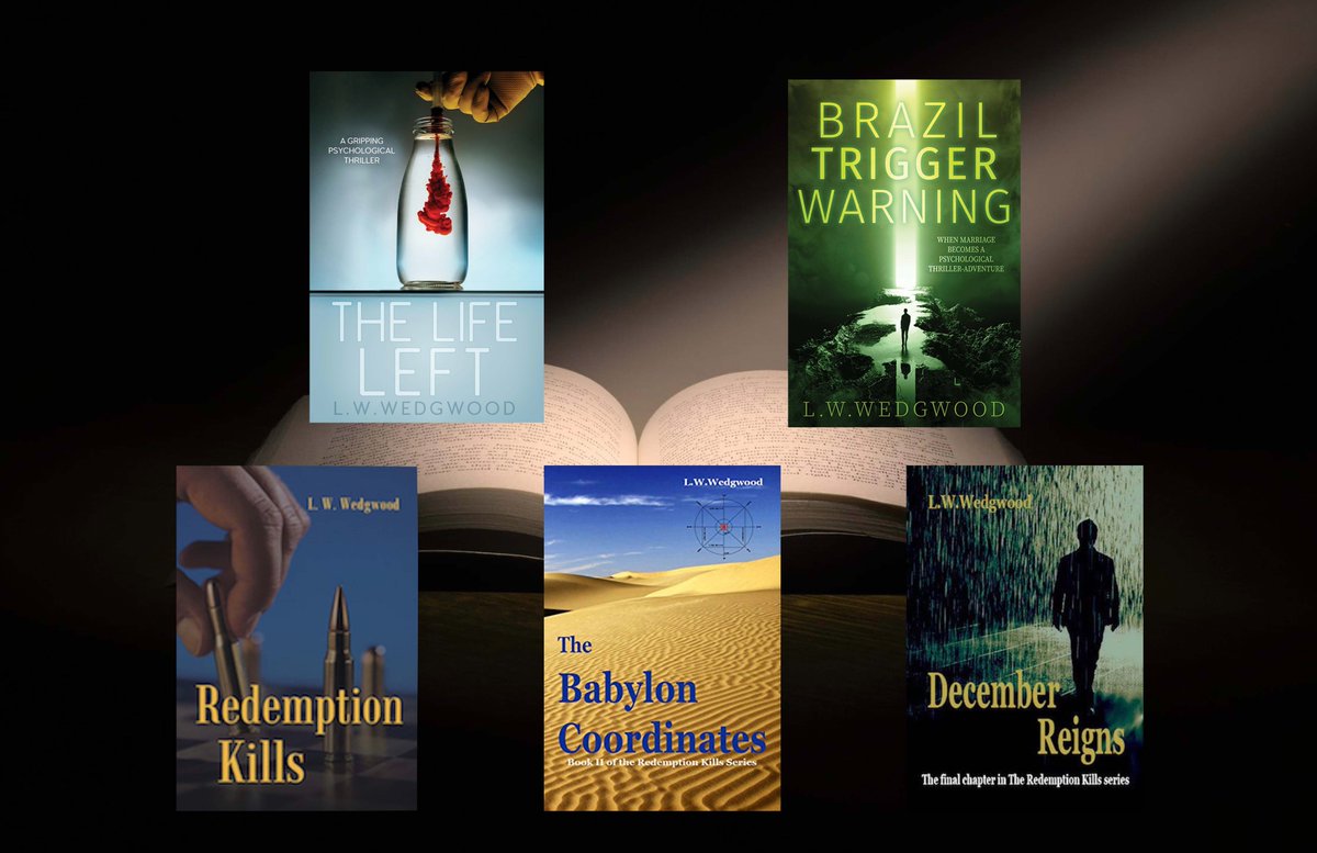LWWedgwood's tweet photo. The entertainment you need. The thrills and adventure you want. #LWWedgwood Thriller-Adventure novels have it all. #mystery #thriller #ReadingCommunity #adventure #espionage https://t.co/qUd1d8R8OH https://t.co/M5LBFrGBM6