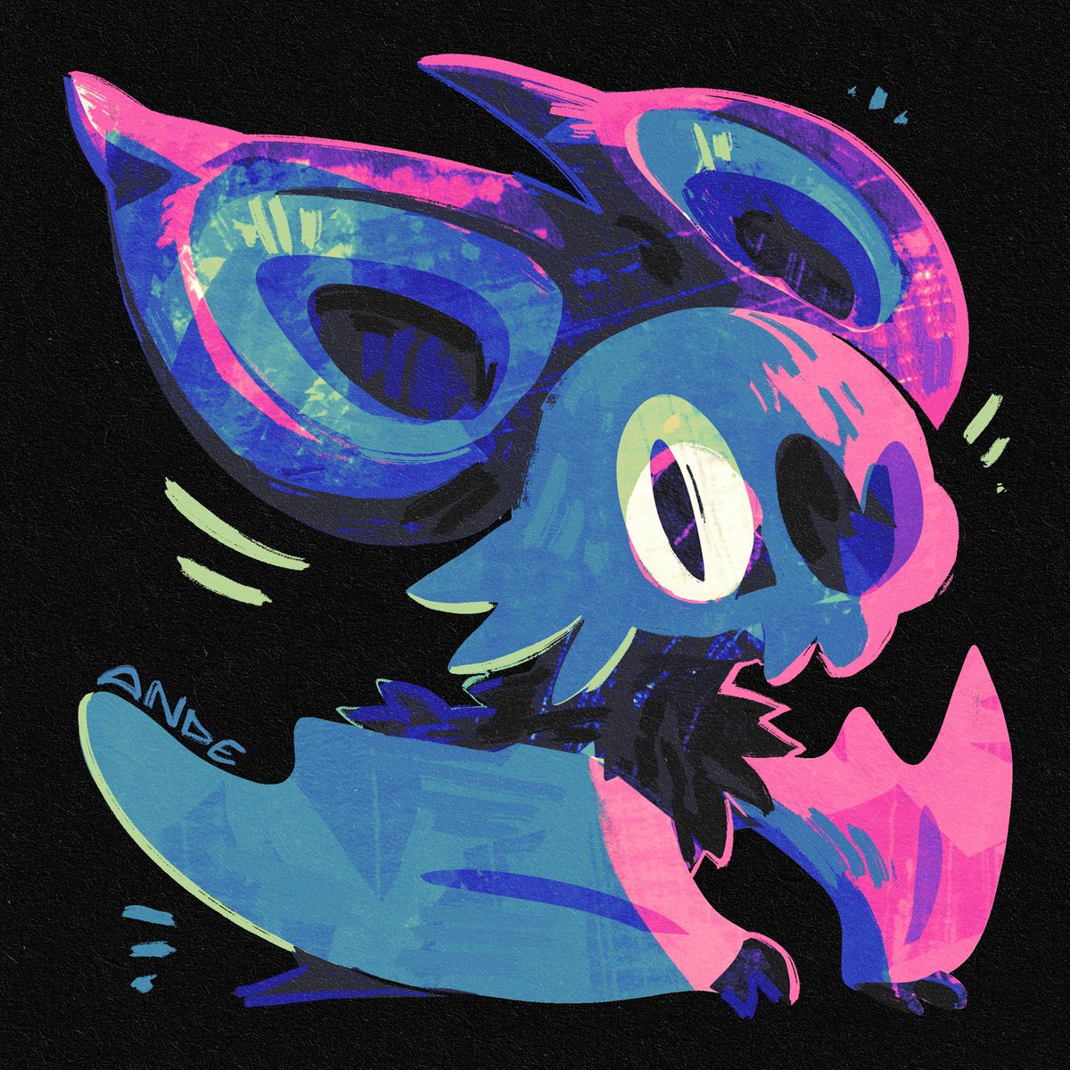 andewitt_art's tweet photo. Lil bat! https://t.co/dsPuqW7woz