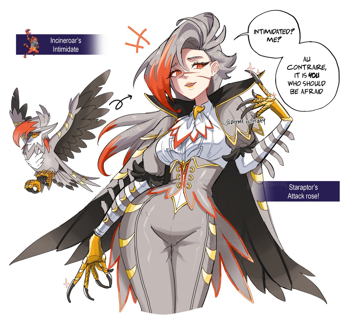 RhymeWithRay's tweet photo. Hi #PortfolioDay I like designing Pokémon gijinka, I hope you enjoy them! 👉👈 https://t.co/Il1zgDi2ZA