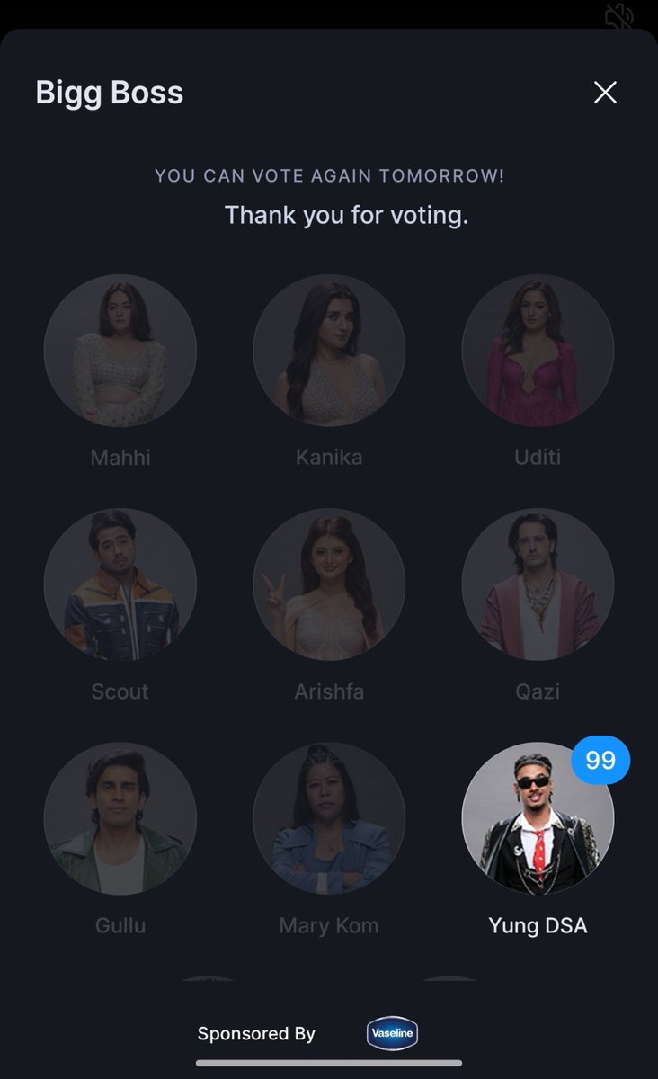 YUNGDSAFC's tweet photo. 🔥 99 VOTES AND UNSTOPPABLE FC POWER! 👑❤️‍🔥

YUNG DSA FAN CLUB IS UNITED, LOUD, AND LOYAL! 💪

Voting may be closed for today, but our mission continues. We stand together, support together, and rise together for YUNG DSA! 🚀💯

ONE FAMILY, ONE FAVOURITE  YUNG DSA! ❤️‍🔥👑

#YungDSA #BiggBoss20 #BB20