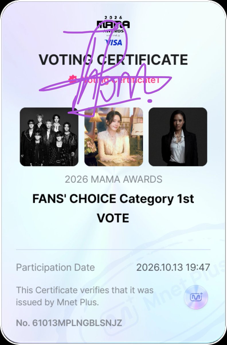 Kittyllovesmme's tweet photo. Vote for BTS!
#VoteForBTS #MAMA2026 #FansChoiceMale #BTS https://t.co/yvbUKJHR8K