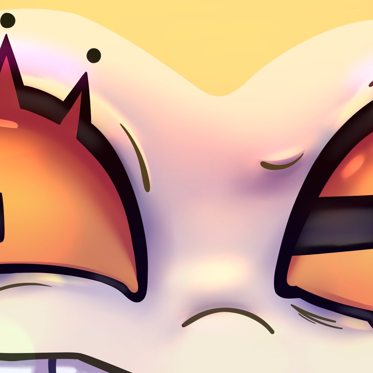 Bunnychi_'s tweet photo. Comisión terminada para @JunoFRogMC 

Banner de ojos 
El diseño de este bufón rana es adorable, me gusta mucho como quedó, jue jue 

Si lo dividí para que se viera mejor xD 

#bufon #jester  #VgenCommㅤ https://t.co/0zJWqMwmY5