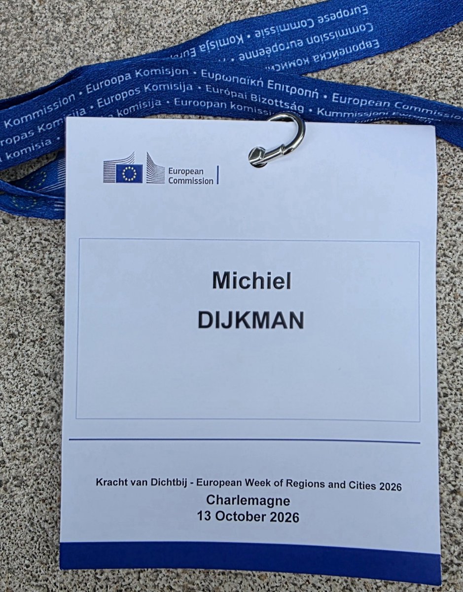 michieldijkman's tweet photo. Succesvolle dagen in Brussel tijdens de European Week of Cities and Regions... https://t.co/g9fRqPoWPZ