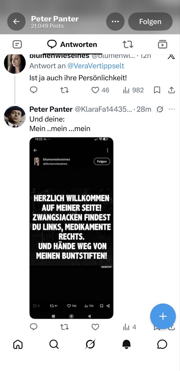 blumenwieseines's tweet photo. Nächste Blockempfehlung :@KlaraFa14435768 https://t.co/eMf8IO6Wzl