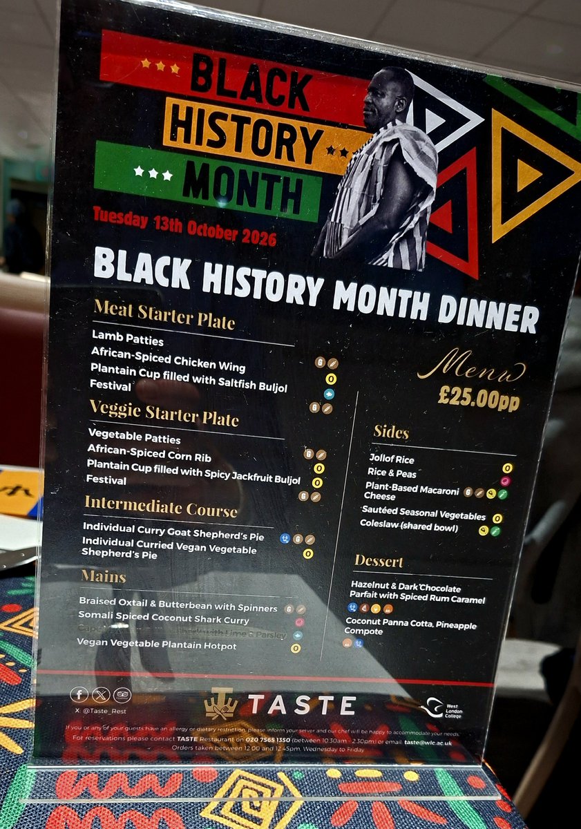 DelectableM's tweet photo. #blackhistorymonth @blulotusinspire
@TASTE_Rest @westlondoncol
@Craft_Guild @thechefsforum https://t.co/8Xf1YXQSds