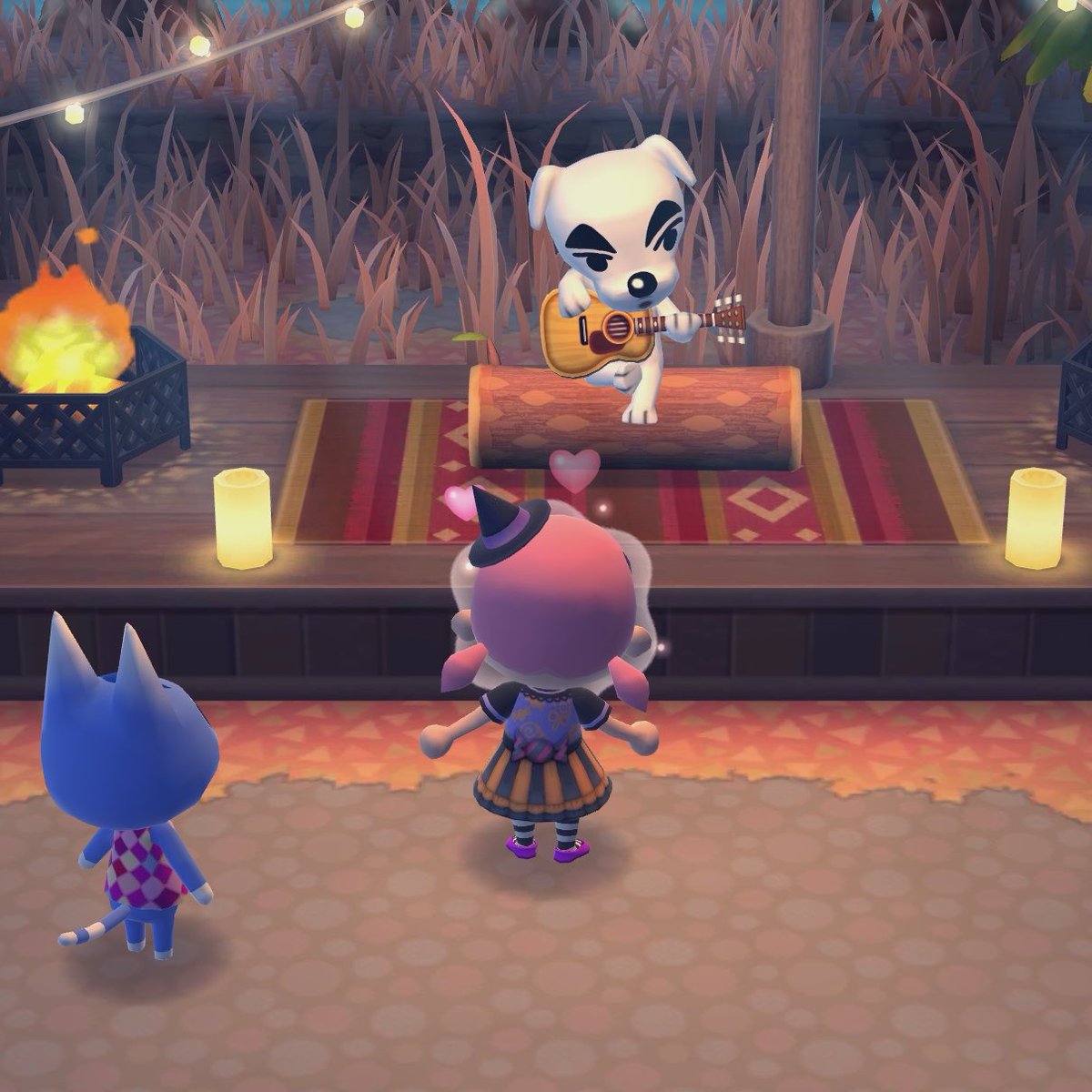 pixel_crossing_'s tweet photo. Had my first K. K. concert today! 💖 
Also got a cute bed &amp; wallpaper ✨ 

#acpc #animalcrossing https://t.co/bbyNuaxozI