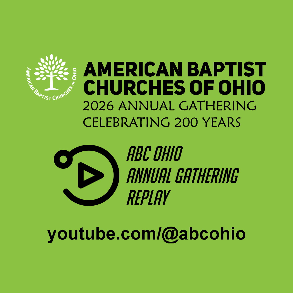 ABCofOhio's tweet photo. More sessions from the American Baptist Churches of Ohio Annual Gathering Celebrating 200 Years are on our YouTube channel... view the Tuesday Regional Ministries Luncheon: https://t.co/LlLULe9xmJ https://t.co/pUXG6ipAaQ