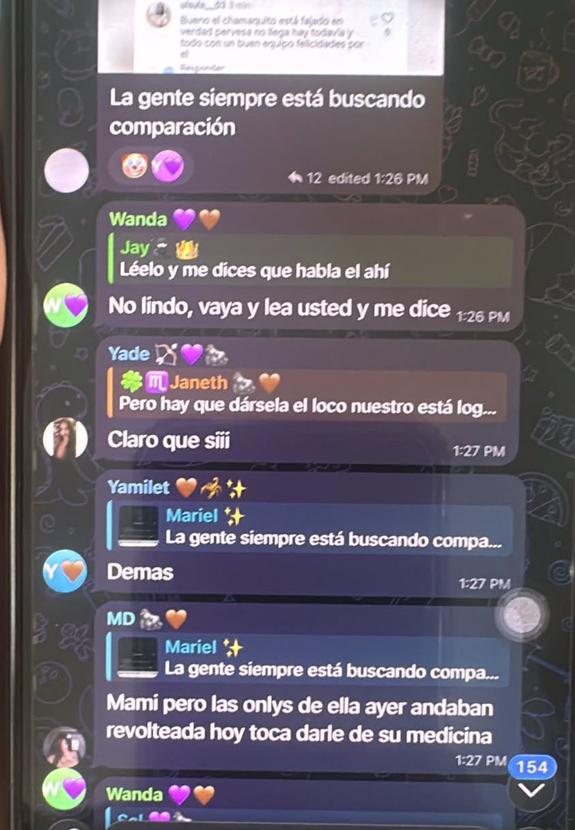 Nuledx's tweet photo. A ese grupo deberían ponerle de nombre Noveleros y Haters de la Perversa, porque pasan más tiempo buscando excusas para hablar mierda de ella, que mandando sus capturas obligatorias, no he visto a la Perver hablando de ellos, pero no la sueltan nunca #ElManicomio https://t.co/ZngNxPKxxM