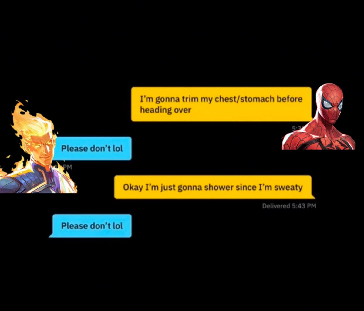 kidcooper02's tweet photo. #spideytorch and my body hair Peter truth https://t.co/jooIpKSfNO