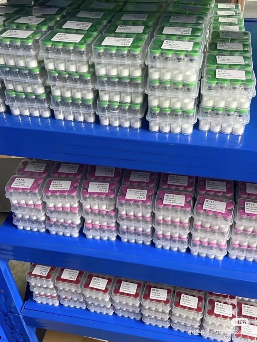 FARKUSMARKUS1's tweet photo. Warehouse update👀 Rows of peptide vials in stock, fast dispatch worldwide
Fresh batches stacked up. All your go-to research peptides available now
Shelves loaded. Secure packaging &amp; global shipping https://t.co/VR6eKflprt